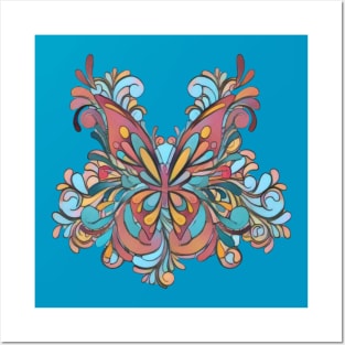 Ornate Butterfly Posters and Art